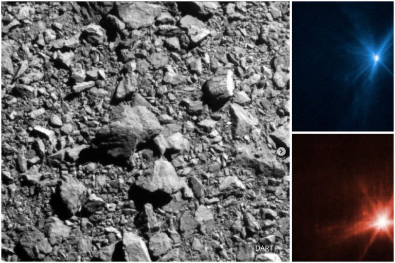 First Images of Asteroid Strike Released from Webb, Hubble Telescopes | Pics Inside